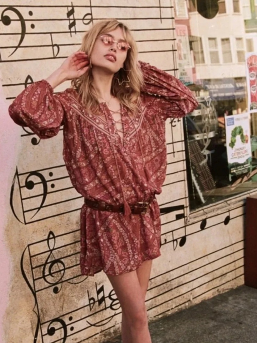Spell city lights tunic